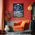 Cosmic Iridescent Portal Archway to the Stars | High-Resolution Digital Download