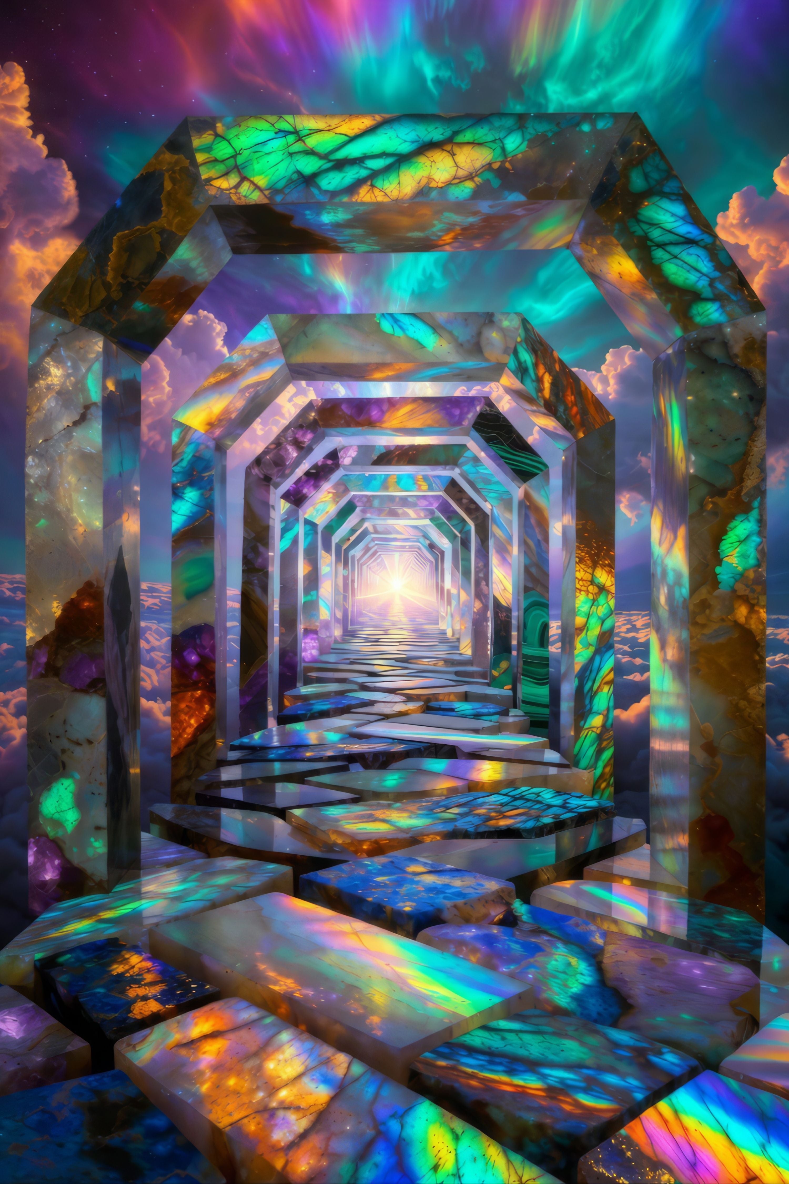 Prismora Crystal Realms Bundle – 12 Piece Digital Collection (10 Main + 2 Bonus Photos)