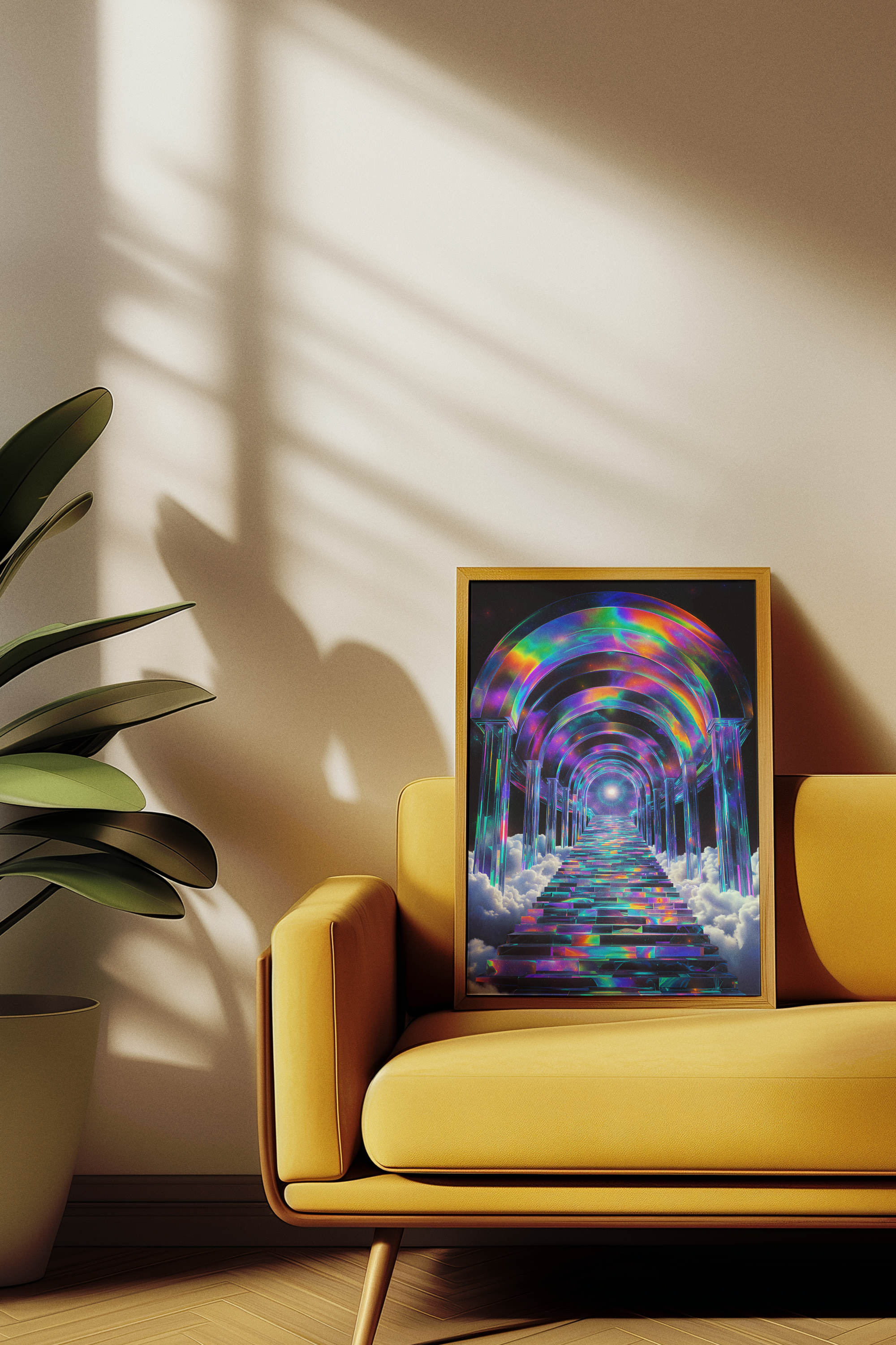 Cosmic Rainbow Stairway to the Stars | High-Resolution Digital Download
