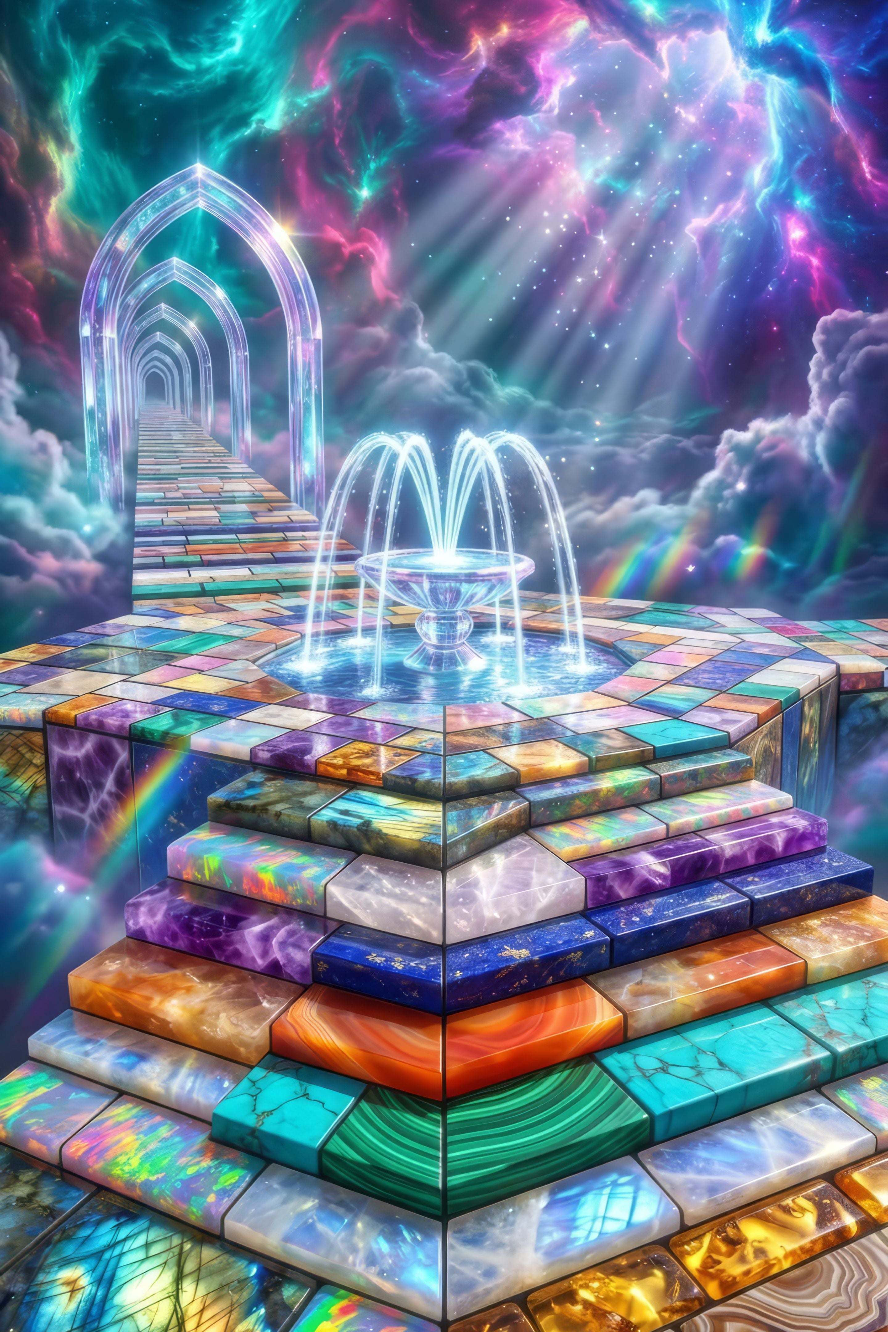 Prismora Crystal Realms Bundle – 12 Piece Digital Collection (10 Main + 2 Bonus Photos)