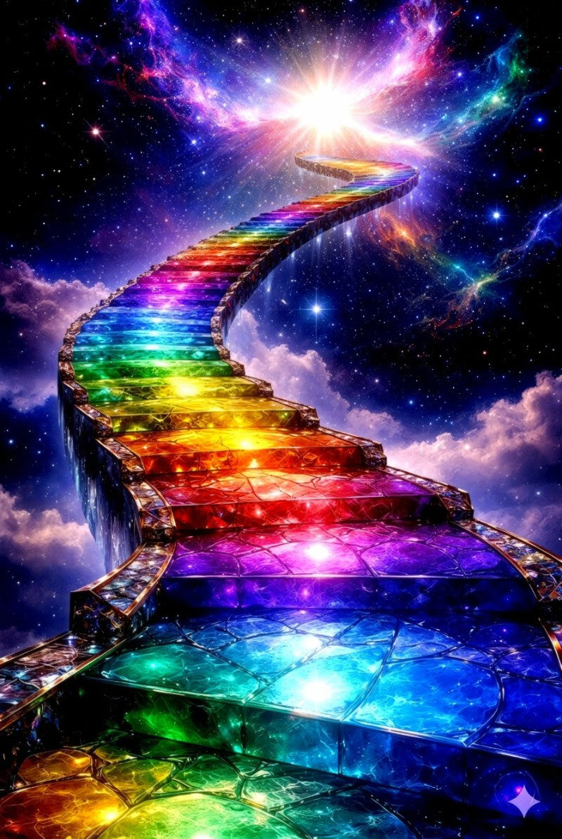Rainbow Crystal Realms Bundle – 10 Piece Digital Collection (Rainbow Portals & Archways)