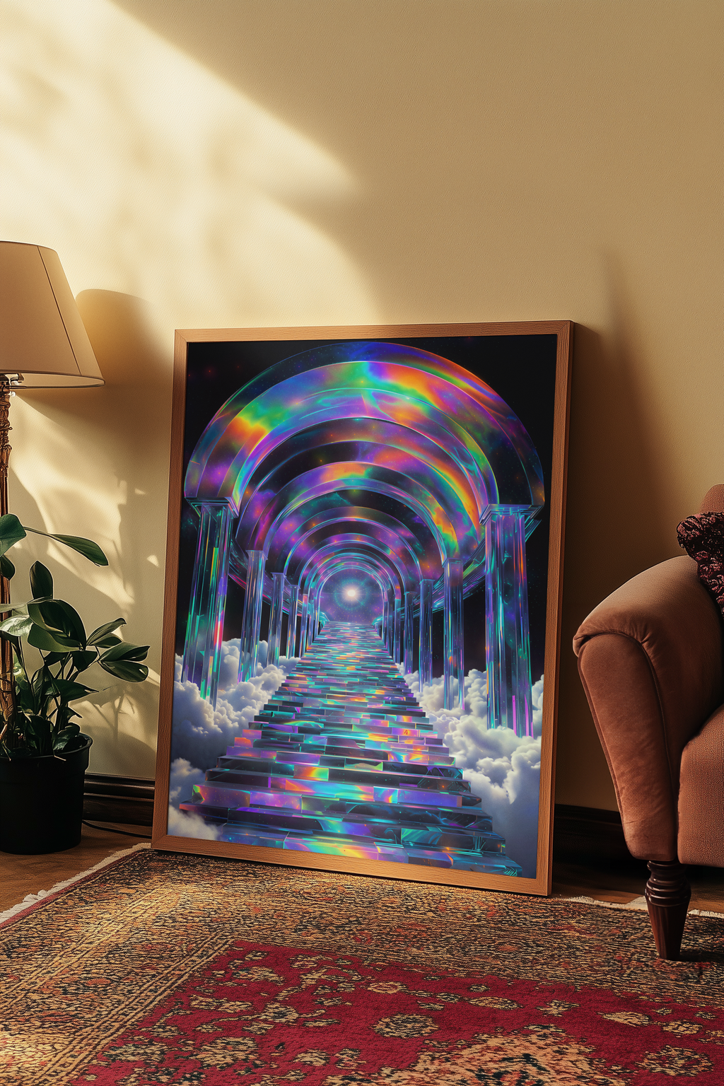 Cosmic Rainbow Stairway to the Stars | High-Resolution Digital Download